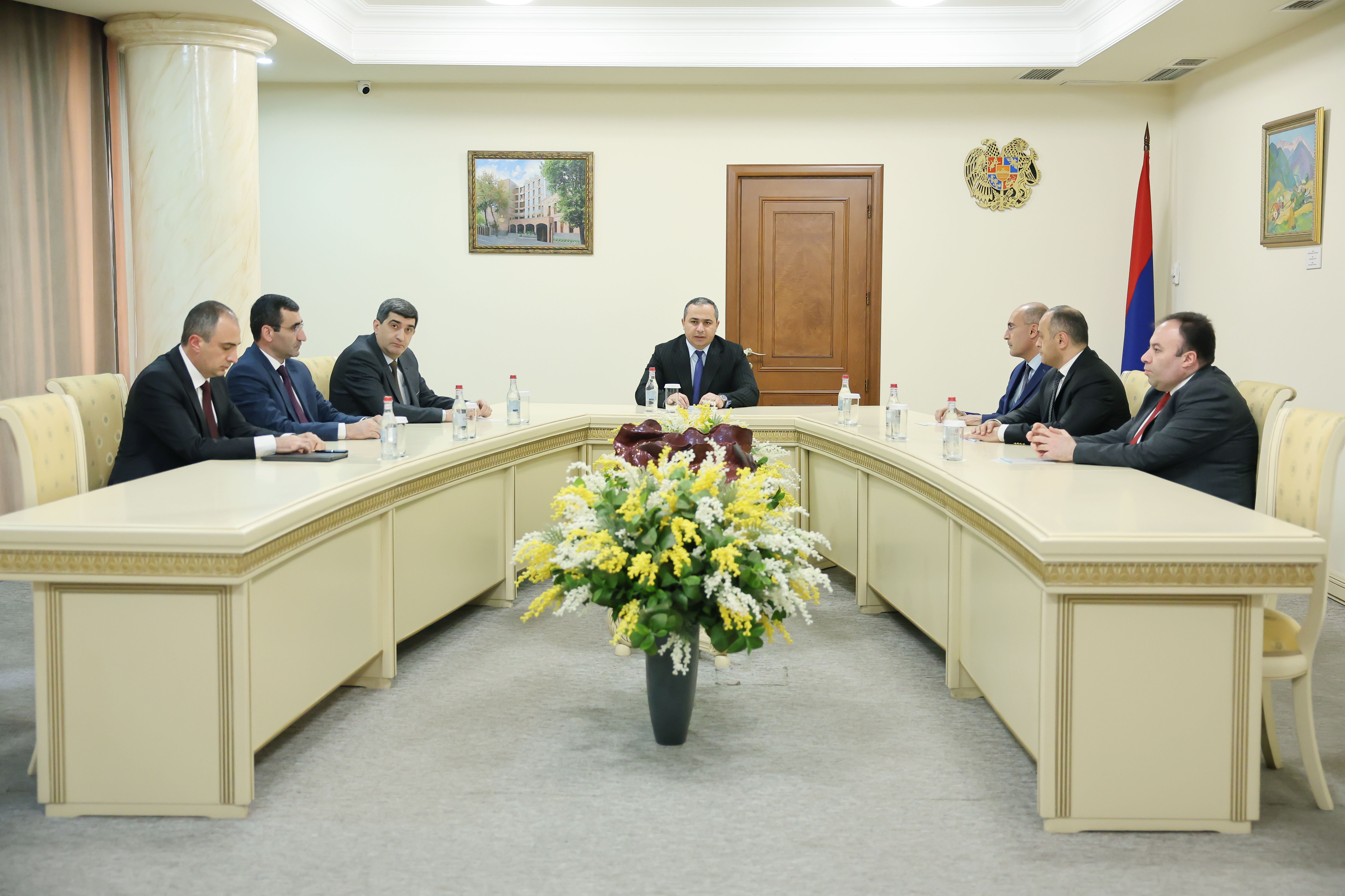 Председатель Следственного комитета представил новоназначенного начальника Главного управления по расследованию экономических преступлений и контрабанды Вагинака Мартиросяна