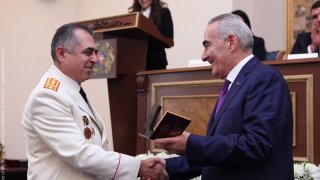 Торжественное заседание по случаю Дня служащего Следственного комитета РА (Фото)