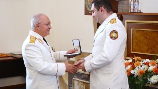 Торжественное заседание, посвященное Дню служащего Следственного комитета РА(фотографии)