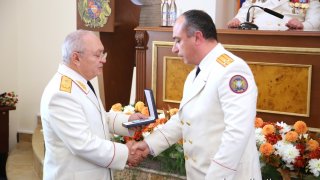 Торжественное заседание, посвященное Дню служащего Следственного комитета РА(фотографии)