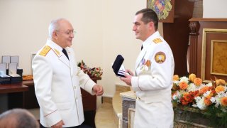 Торжественное заседание, посвященное Дню служащего Следственного комитета РА(фотографии)