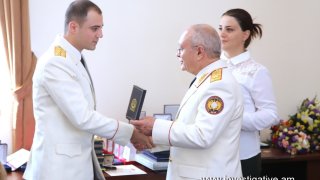 Торжественное заседание, посвященное Дню служащего Следственного комитета РА(фотографии)