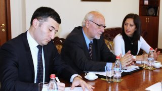 Chairman of RA Investigative Committee Aghvan Hovsepyan received EC Director for Human Rights Christos Giakoumopoulos (Photos)
