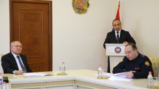 RA IC Chairman Aghvan Hovsepyan negatively assessed disclosure index of home burglaries (Photos)