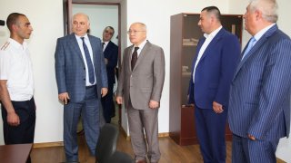 ՀՀ ՔԿ նախագահ Աղվան Հովսեփյանը մասնակցել է  Վարդենիսի քննչական բաժնի նոր վարչական շենքի բացման արարողությանը