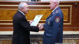 Persons related to murder of two residents of Hrazdan identified; investigators and policemen awarded for work carried out for crime disclosure (Photos)
