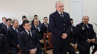 ՀՀ ՔԿ նախագահի տեղակալն Արագածոտնի մարզային քննչական վարչության աշխատակիցներին ներկայացրել է նորանշանակ պետին (լուսանկարներ)