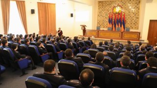 «Կենսաբանական ծագում ունեցող և ԴՆԹ պարունակող իրեղեն ապացույցների հայտնաբերում, փաթեթավորում, պահպանում» թեմայով դասախոսություն՝ Քննչական կոմիտեում (լուսանկարներ)