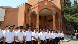 Chairman of Investigative Committee Took Part in Opening Ceremony of Administrative Building of Shirak Regional Investigative Department (photos)