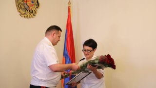 Քննչական կոմիտեի նախագահը պարգևատրել է ոստիկանության մի շարք ծառայողների (լուսանկարներ)