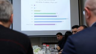 Working Discussion on Organizing Investigation of Cases on Thefts Committed from Companies Operating in Major Malls in Yerevan in more Efficient Way and their Prevention (photos)