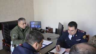 By Instruction of RA IC Chairman Hayk Grigoryan Head of General Military Investigative Department Pay Working Visit to Provinces of Syunik and Vayots Dzor (photos)