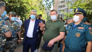 Collapse in Multi-Apartment Building Situated in Qanaqer-Zeytun Administrative District of Yerevan; under Leadership of Chairman of RA Investigative Committee Investigatory Actions Conducted