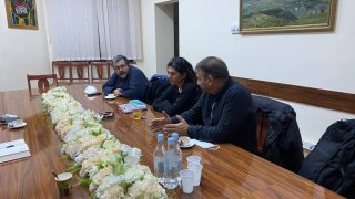 В Следственном комитете РА состоялись встречи с международными экспертами по военным преступлениям, применению запрещенных оружий