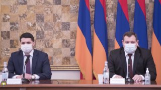 Քննչական կոմիտեի նախագահ Հայկ Գրիգորյանն  անձնակազմին է ներկայացրել նորանշանակ տեղակալ Արգիշտի Քյարամյանին  (լուսանկարներ)