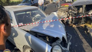 Մահվան ելքով ավտովթար՝ Երևան-Արմավիր ավտոճանապարհին (տեսանյութ, լուսանկարներ)