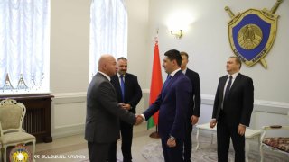 Chairman of RA Investigative Committee Argishti Kyaramyan in Belarus (photos)