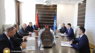 Chairman of RA Investigative Committee Argishti Kyaramyan in Belarus (photos)