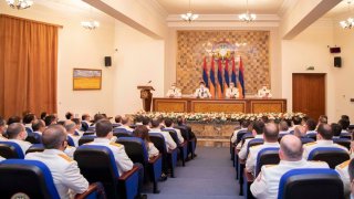 Քննչական կոմիտեի ծառայողի օրվա և համակարգի կազմավորման 7-րդ տարեդարձի կապակցությամբ կոմիտեի մի շարք աշխատակիցներ արժանացել են տարբեր պարգևների և խրախուսանքների (լուսանկարներ)