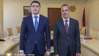 Председатель Следственного комитета принял главу делегации Международного комитета Красного Креста в Армении (фото)