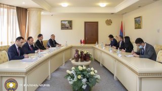 Председатель Следственного комитета принял Чрезвычайного и Полномочного Посла Китайской Народной Республики в Армении  (фотографии)