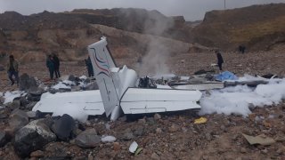 Criminal Proceeding Initiated on Plane Crash in Kotayk Province (photos)