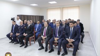 ՀՀ քննչական կոմիտեի նախագահի մասնակցությամբ տեղի է ունեցել ՀՀ ՔԿ Արմավիրի մարզի քննչական վարչության և Վաղարշապատի քննչական բաժնի նոր վարչական շենքերի բացման արարողությունը (տեսանյութ, լուսանկարներ)
