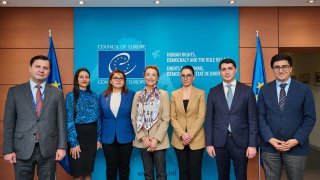 Председатель Следственного комитета РА Аргишти Кярамян находится с рабочим визитом в Страсбурге (фото)