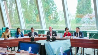 ՀՀ քննչական կոմիտեի նախագահ Արգիշտի Քյարամյանն աշխատանքային այցով գտնվում է Ստրասբուրգում (լուսանկարներ)