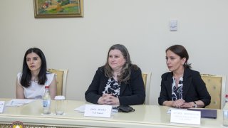 The RA IC Deputy Chairman and the U.S. Consul in the RA Discussed Opportunities of Enhancement of Effectiveness of Cooperation (photos)