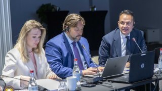 Специалисты Следственного комитета РА в рамках программы CYBEREAST+ обсудили с экспертами Совета Европы проблемы повышения эффективности расследования финансовых преступлений, отмывания денег и других видов преступной деятельности в сфере виртуальных валют в онлайн-пространстве (фото)