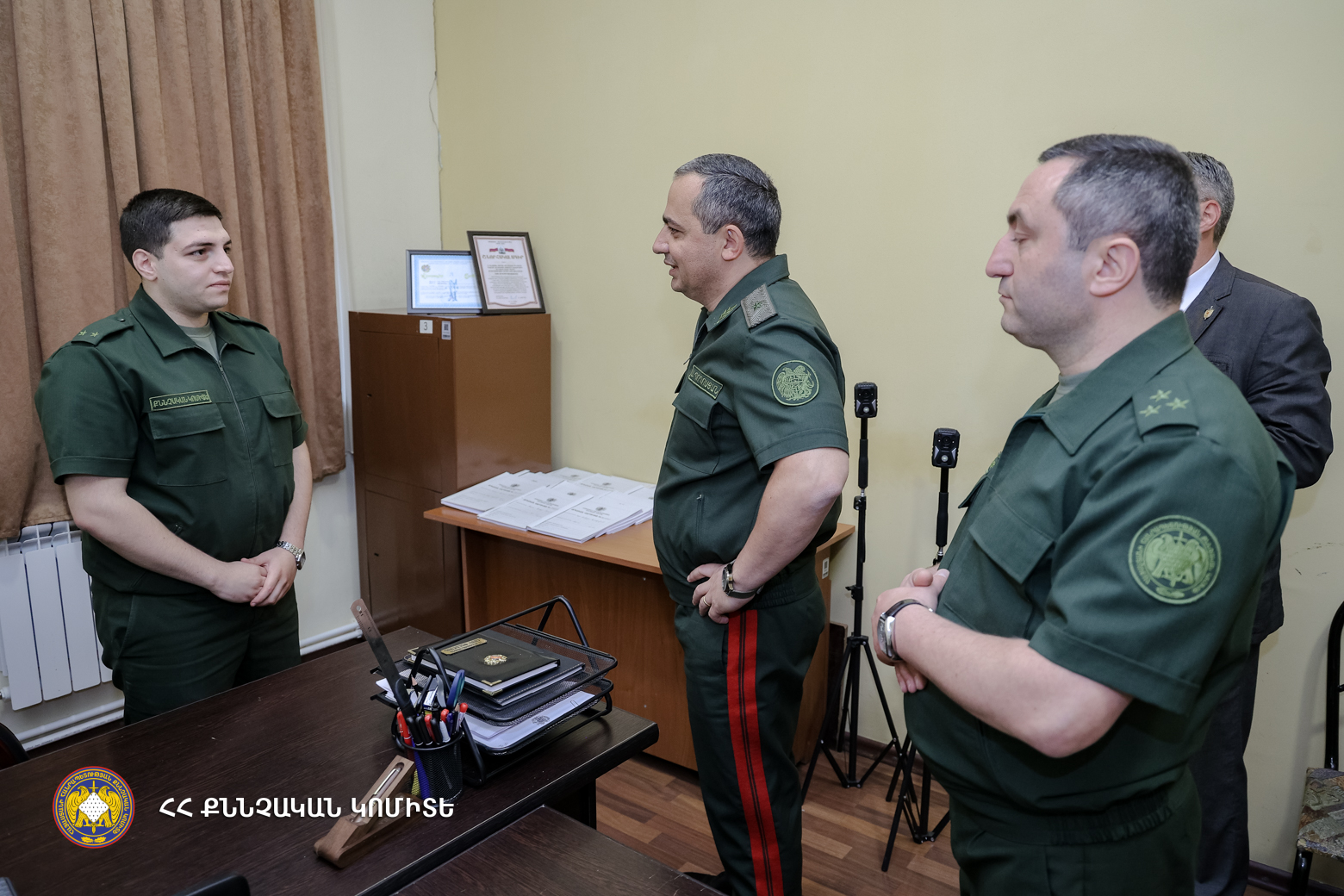 Քննչական կոմիտեի նախագահն այցելել է Լոռու մարզային քննչական ստորաբաժանումներ