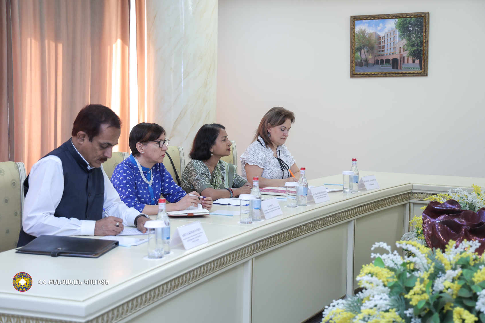 Քննչական կոմիտեի նախագահ Արթուր Պողոսյանն ընդունել է ՀՀ-ում Հնդկաստանի դեսպանին