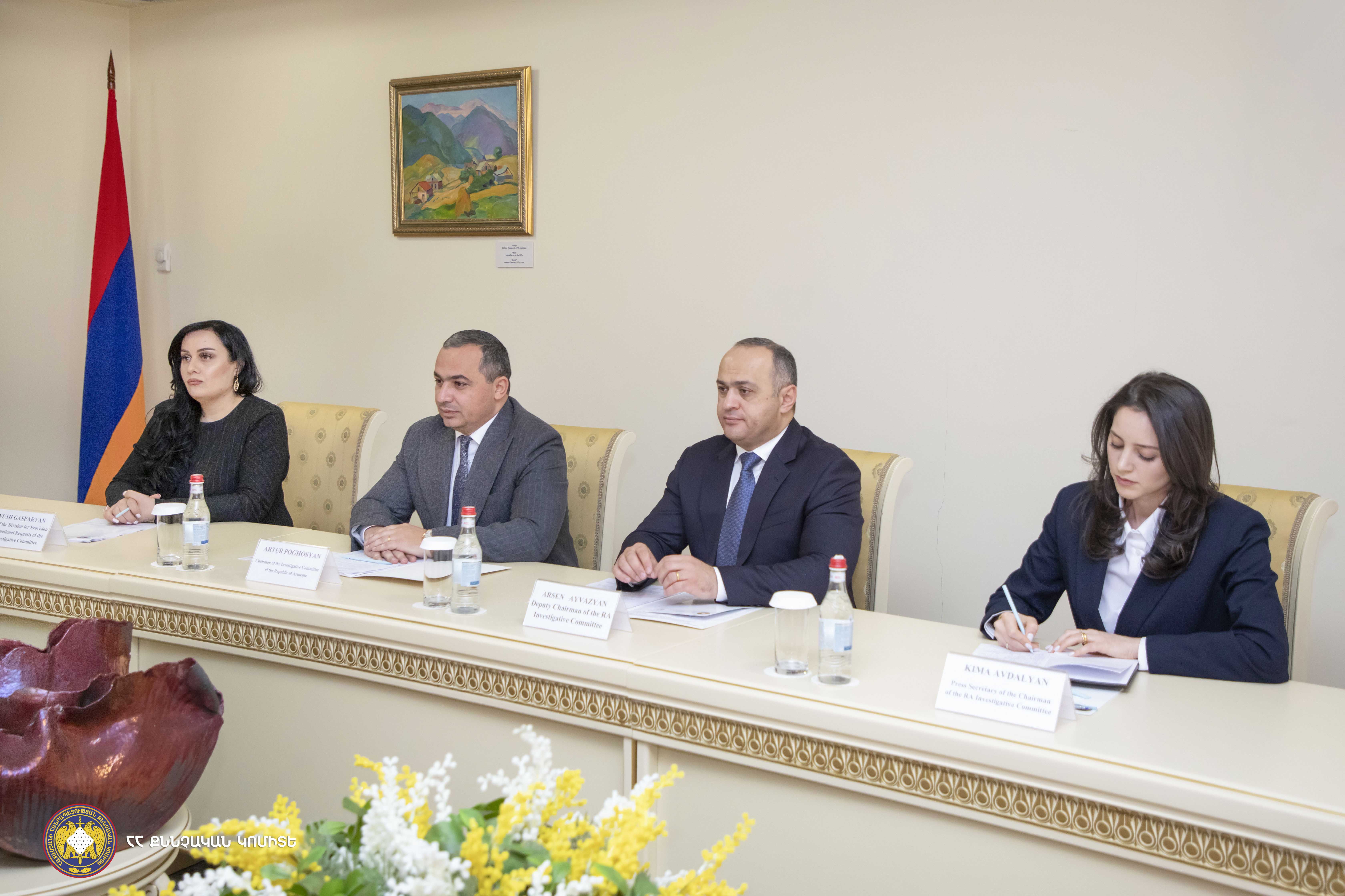 ՀՀ քննչական կոմիտեի նախագահն ընդունել է ՀՀ-ում Չինաստանի Ժողովրդական Հանրապետության գործերի ժամանակավոր հավատարմատարին