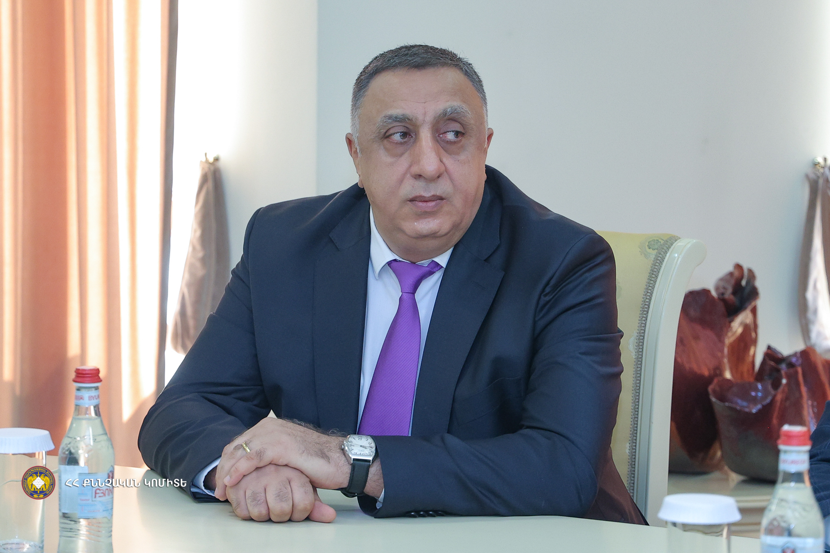 Քննչական կոմիտեի նախագահ Արթուր Պողոսյանը ներկայացրել է գլխավոր վարչության նորանշանակ պետին