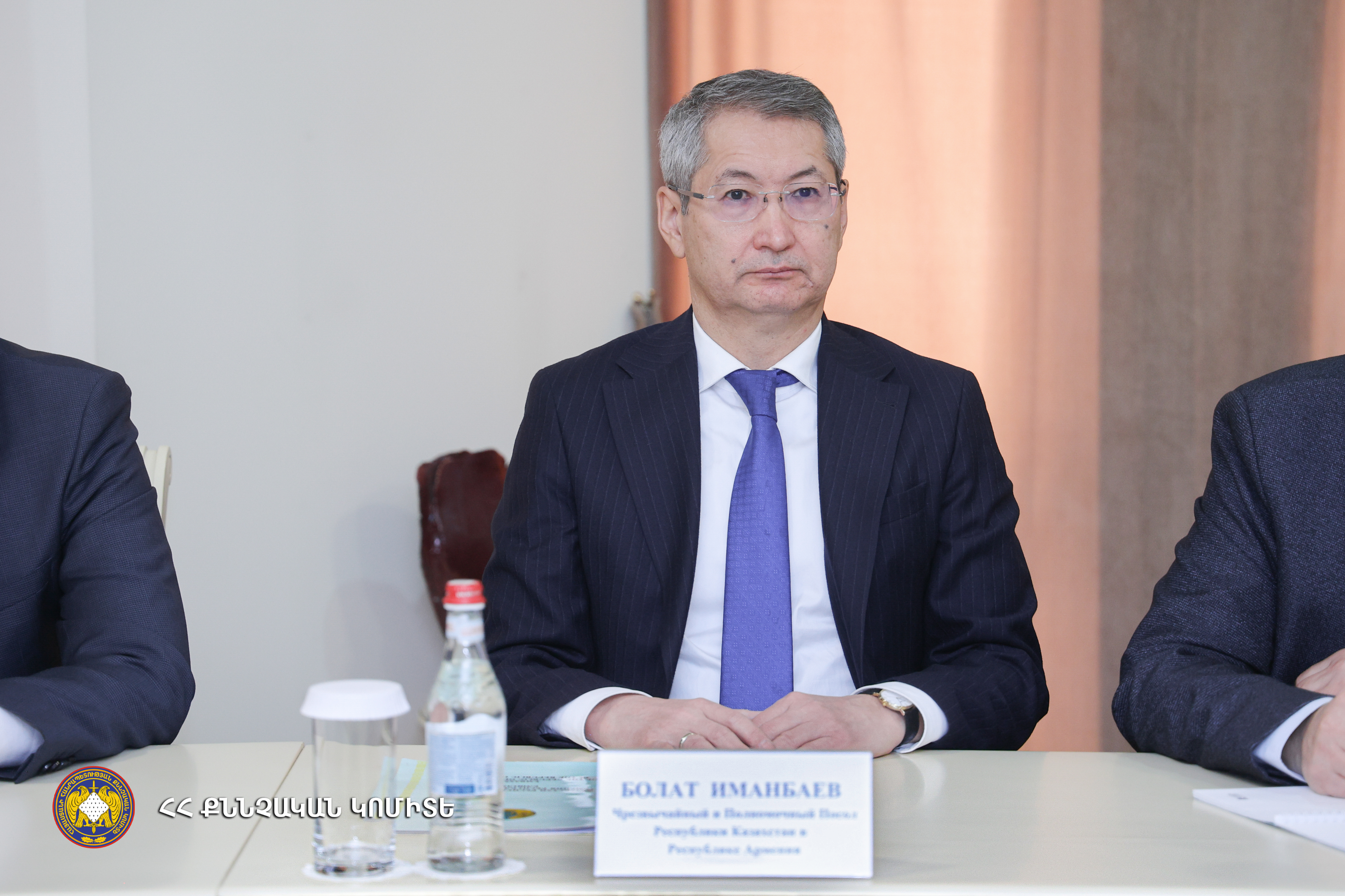 Քննչական կոմիտեի նախագահ Արթուր Պողոսյանն ընդունել է Հայաստանում Ղազախստանի դեսպանին
