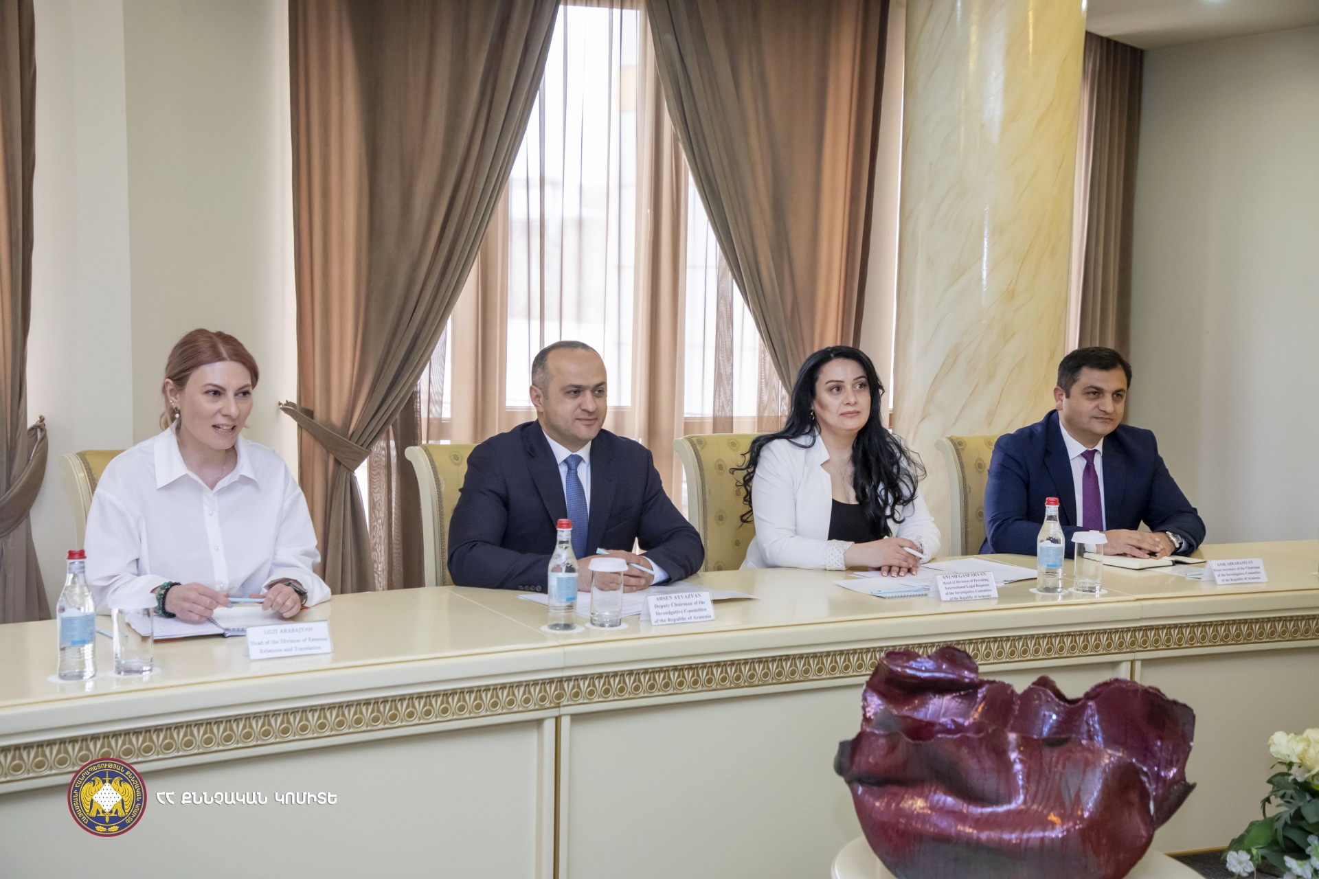 ԱՄՆ արդարադատության դեպարտամենտի Հետաքննությունների Դաշնային Բյուրոյի՝ Հայաստանում և Վրաստանում իրավական կցորդն այցելել է ՀՀ քննչական կոմիտե(լուսանկարներ)