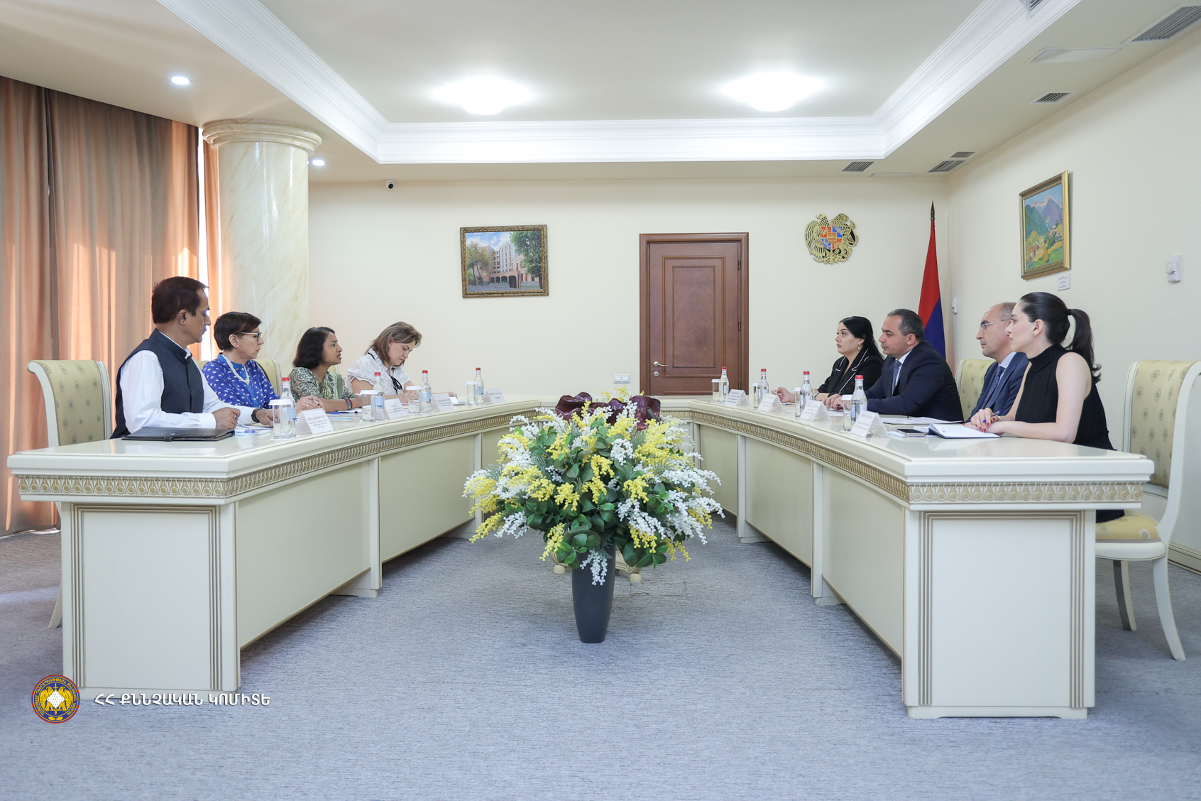 Քննչական կոմիտեի նախագահ Արթուր Պողոսյանն ընդունել է ՀՀ-ում Հնդկաստանի դեսպանին