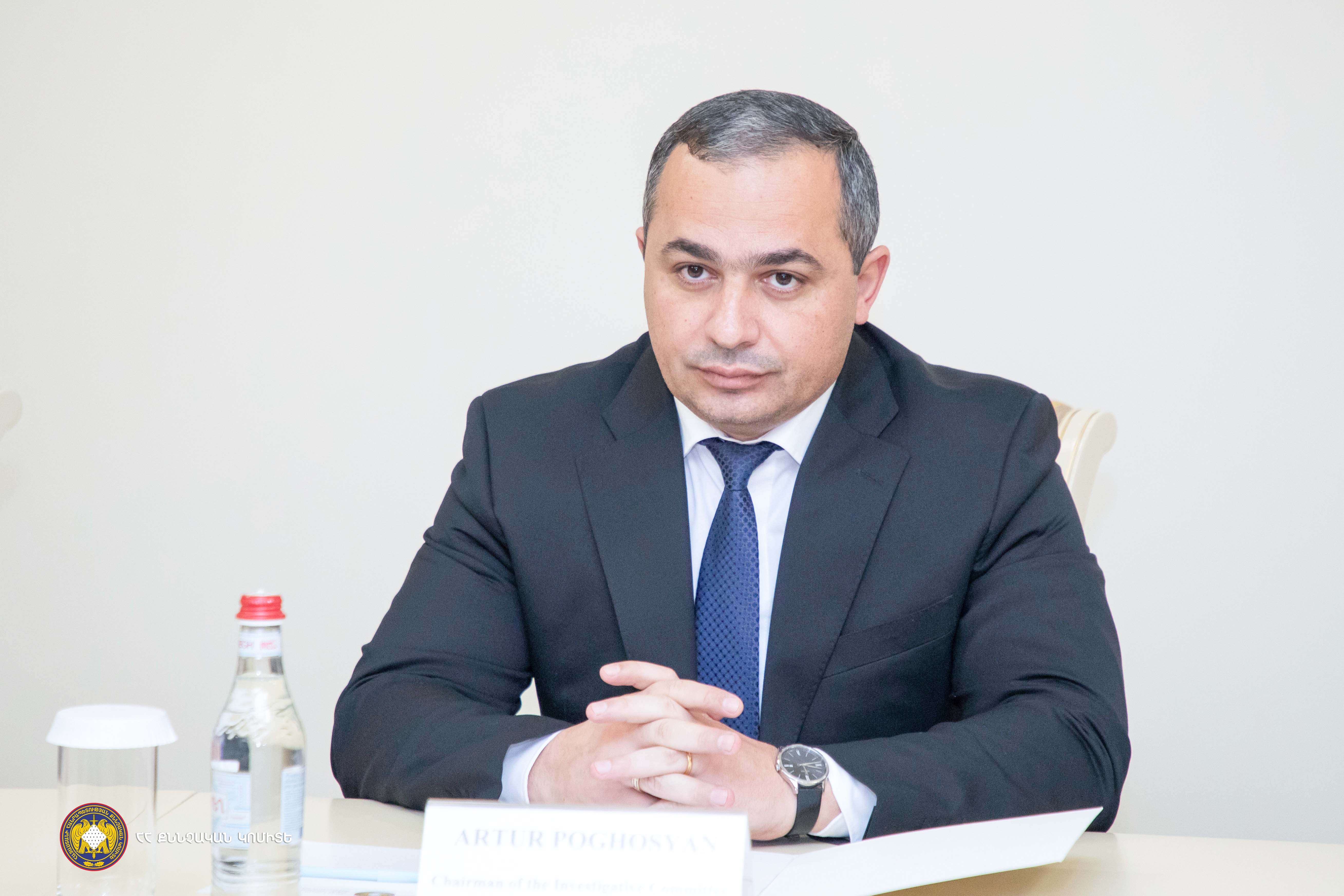 ՀՀ քննչական կոմիտեի նախագահ Արթուր Պողոսյանն ընդունել է ՀՀ-ում Վրաստանի արտակարգ և լիազոր դեսպանին