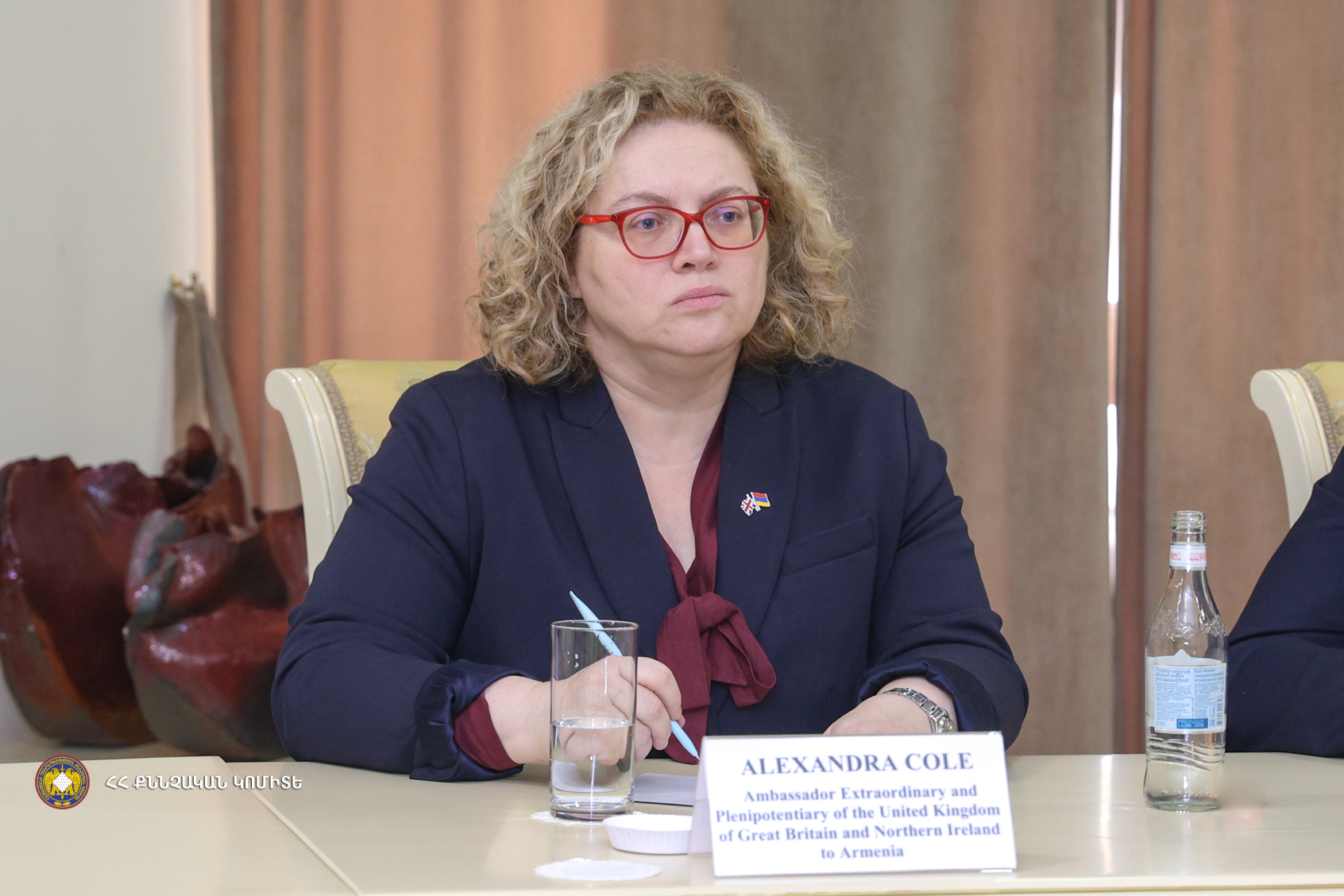 Քննչական կոմիտեի նախագահ Արթուր Պողոսյանն ընդունել է Հայաստանում Մեծ Բրիտանիայի և Հյուսիսային Իռլանդիայի Միացյալ Թագավորության դեսպանին