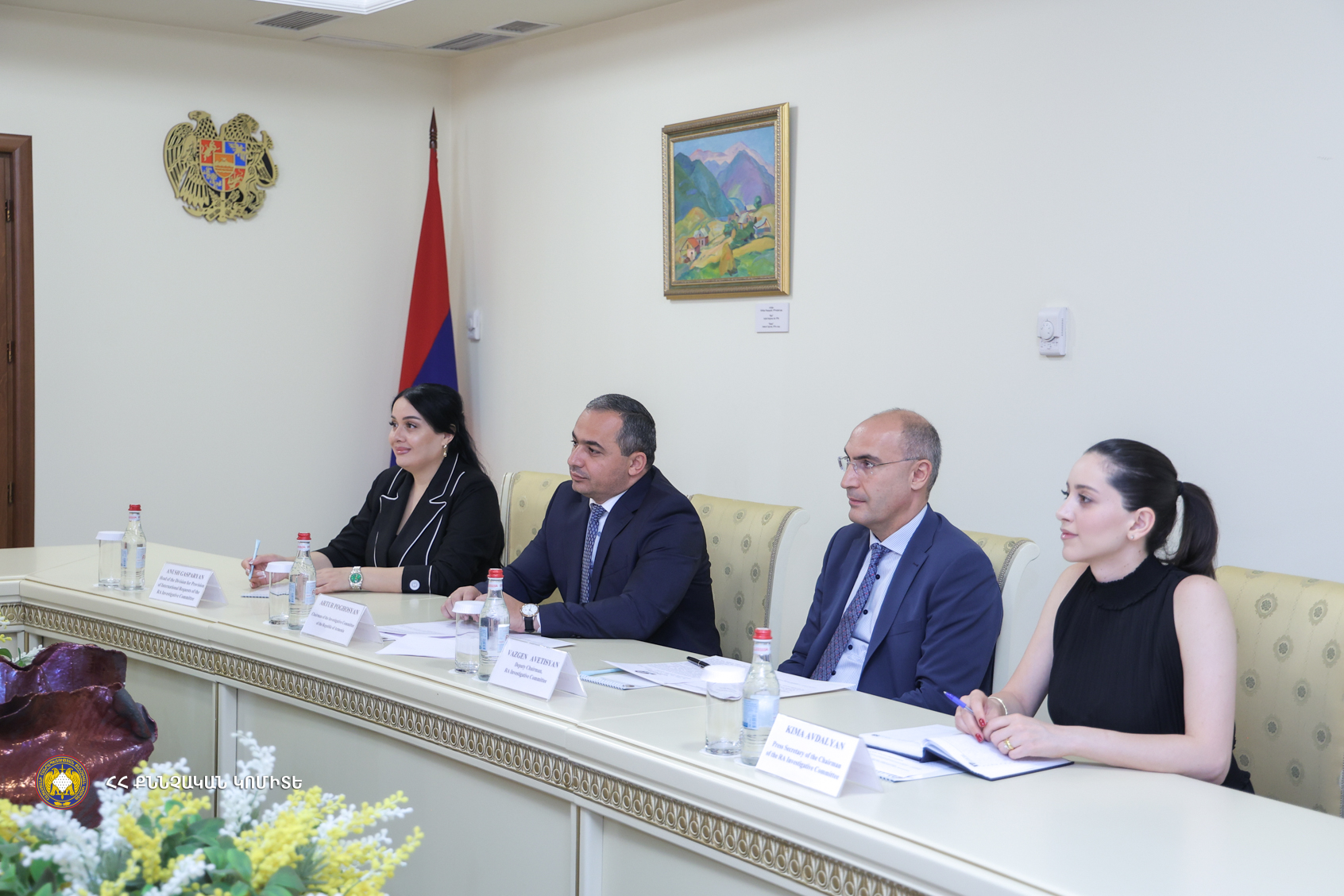 Քննչական կոմիտեի նախագահ Արթուր Պողոսյանն ընդունել է ՀՀ-ում Հնդկաստանի դեսպանին