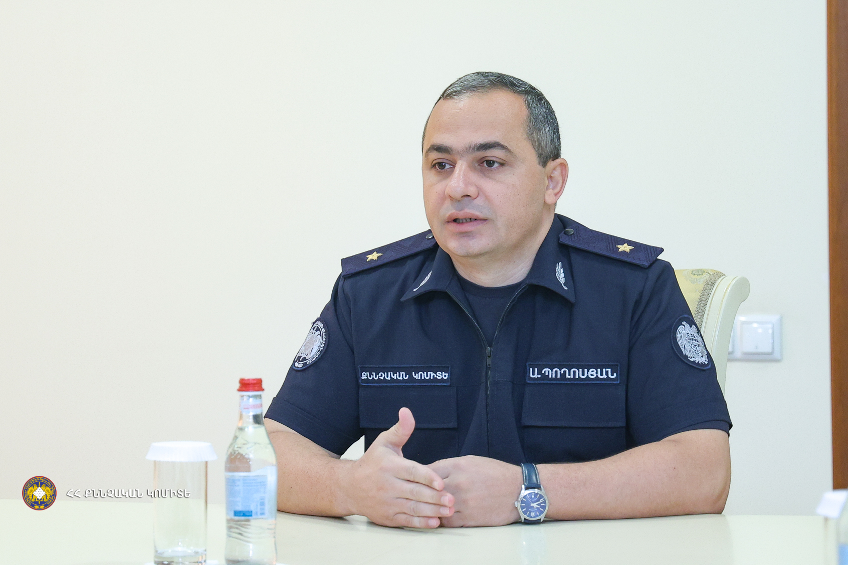 Քննչական կոմիտեի նախագահ Արթուր Պողոսյանը ներկայացրել է գլխավոր վարչության նորանշանակ պետին