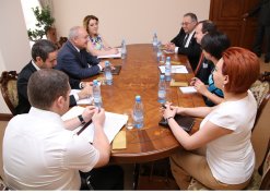 The Chairman of RA Investigative Committee Aghvan Hovsepyan received the US Ambassador Extraordinary and Plenipotentiary to Armenia Richard Mills     