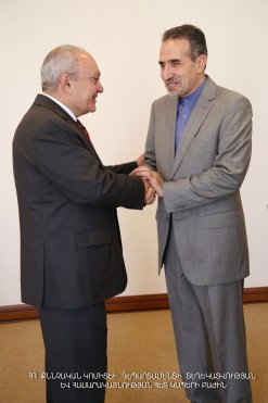 The Chairman of RA Investigative Committee Aghvan Hovsepyan received the Iranian Ambassador to Armenia