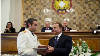 Торжественное заседание по случаю Дня служащего Следственного комитета РА (Фото)