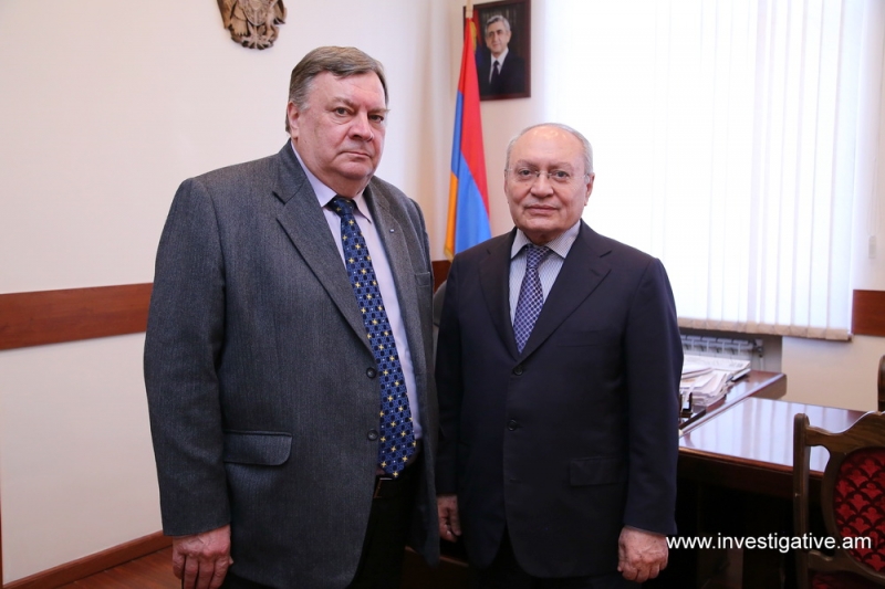 The Chairman of RA Investigative Committee Aghvan Hovsepyan received the Head of the OSCE Office in Yerevan Andrey Sorokin 