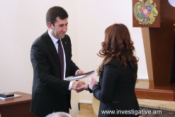 Diplomas given to candidates of investigators trained in Academy of Justice (Photos)