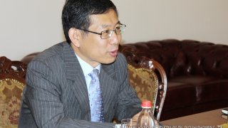 Председатель Следственного комитета РА Агван Овсепян сегодня принял Чрезвычайного и Полномочного посла КНР Тиана Эрлуна