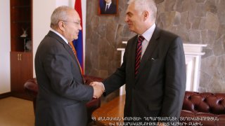 Chairman of the RA Investigative Committee Aghvan Hovsepyan received Head of EU Delegation to Armenia, Ambassador Peter Svitalski (Photos)