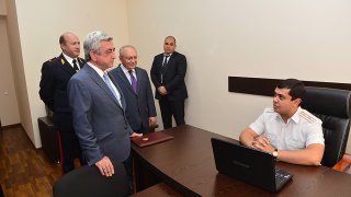 Сегодня состоялась  церемония открытия нового административного здания следственного управления Следственного комитета РА по городу Ереван (фото)
